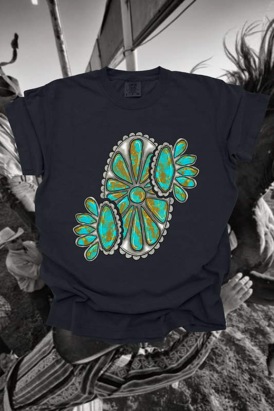 Turquoise Stones Graphic Tee