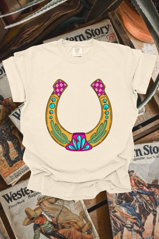 Funky Horseshoe Graphic Tee