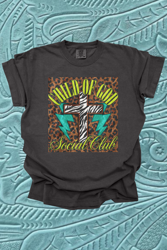 Child Of God Social Club Graphic Tee