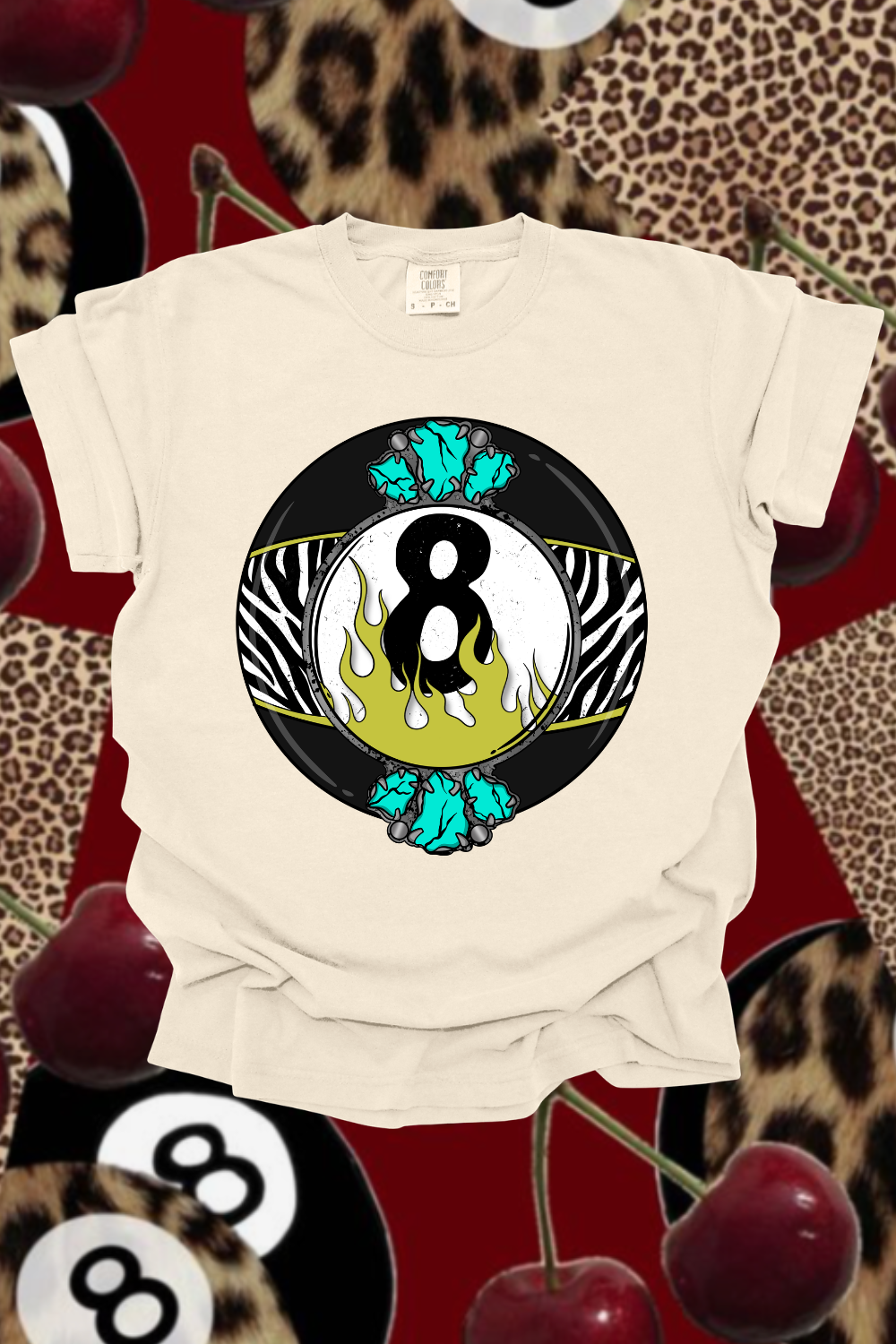 Zebra 8Ball Graphic Tee