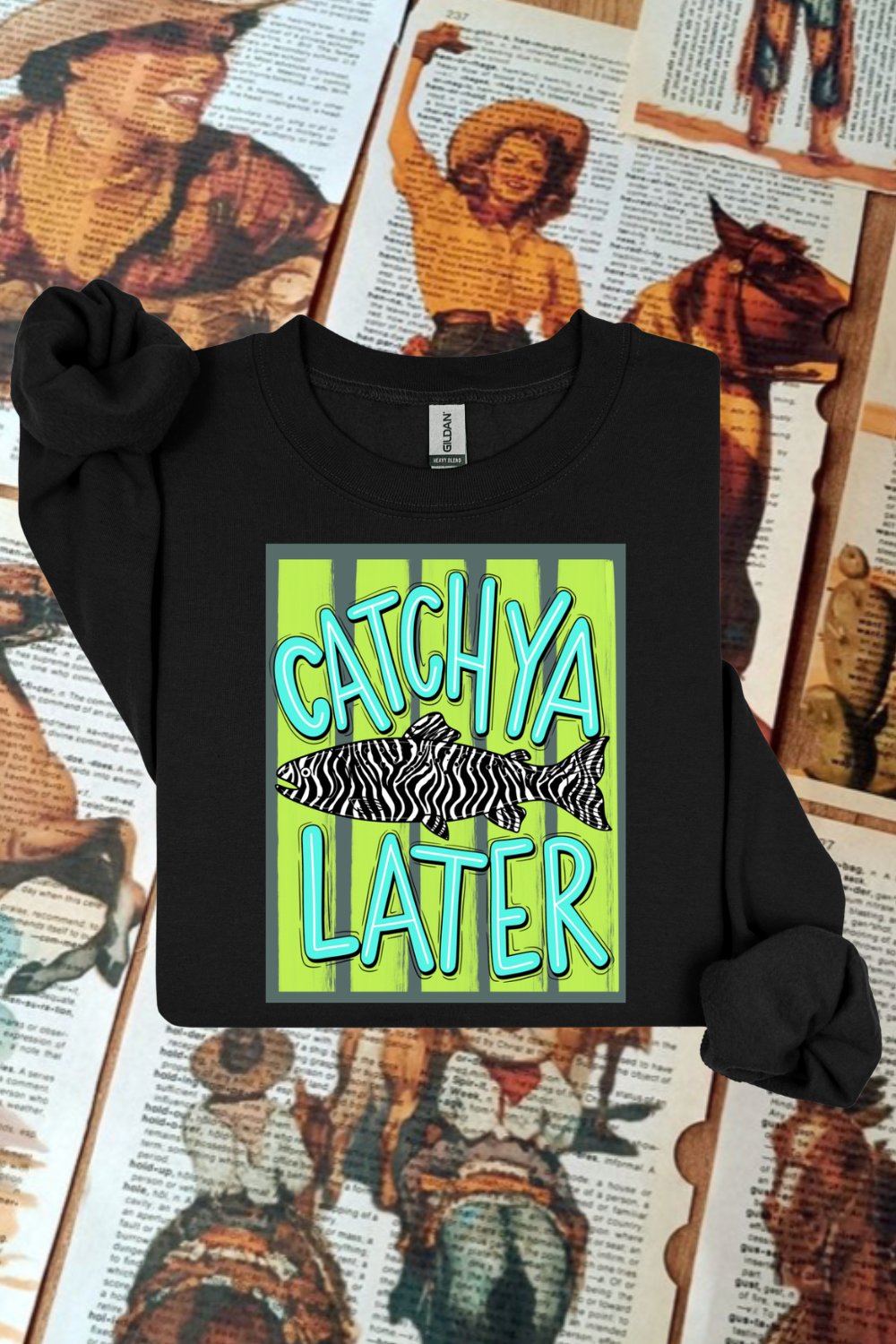 Catch You Later Zebra Sweatshirt
