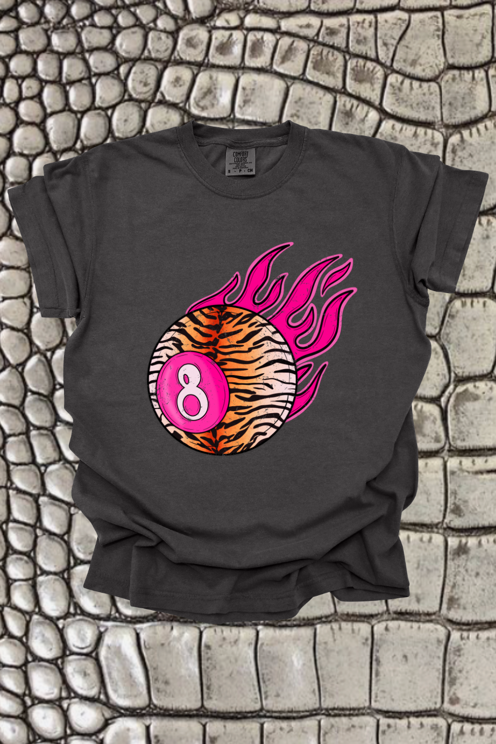 Pink 8Ball Graphic Tee