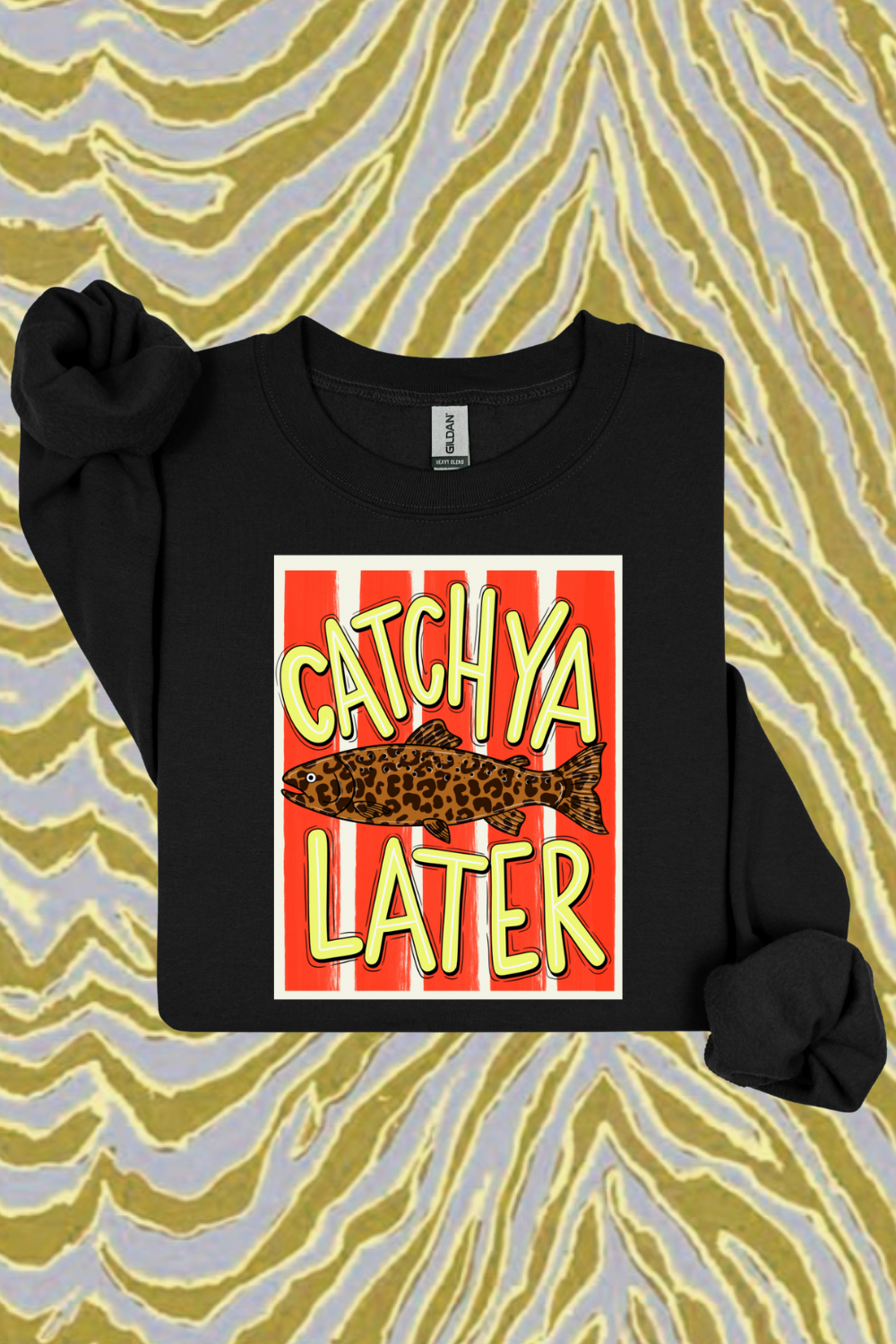 Catch You Later Leopard Sweatshirt