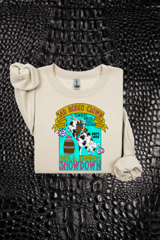 Sad Rodeo Clown Sweatshirt