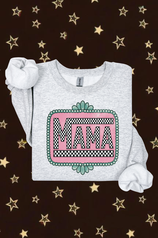 Checkered Mama Sweatshirt