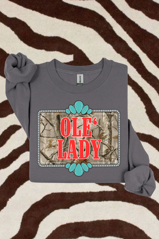 Ole' Lady Camo Sweatshirt