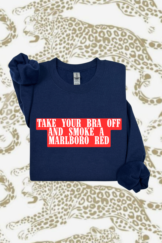 Marlboro Red x Bra Sweatshirt