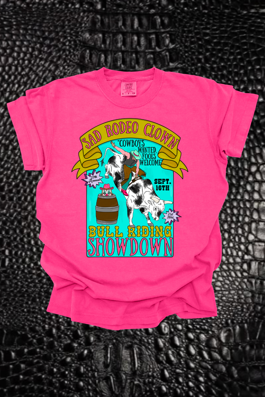 Sad Rodeo Clown Graphic Tee