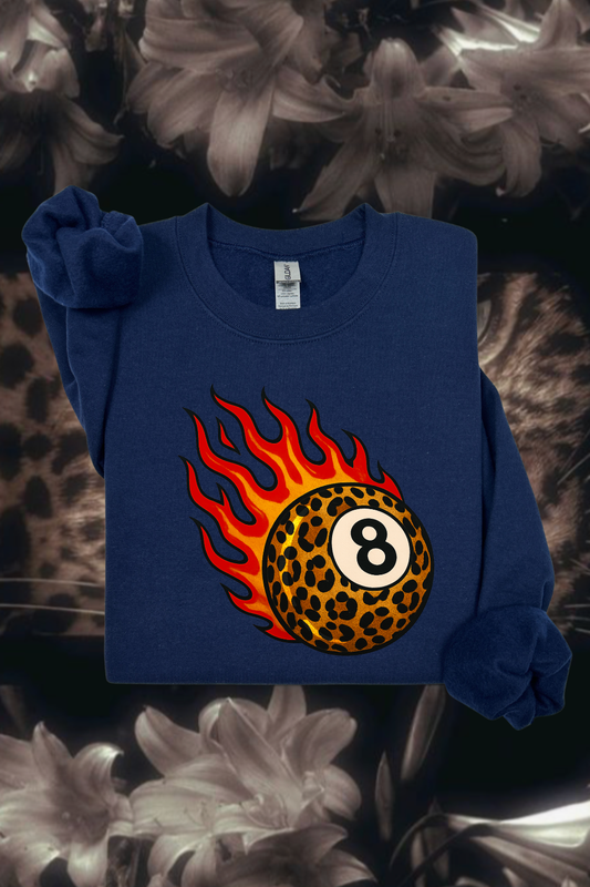 Flaming 8Ball Sweatshirt