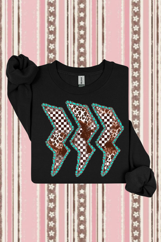 Cowhide Lightning Sweatshirt