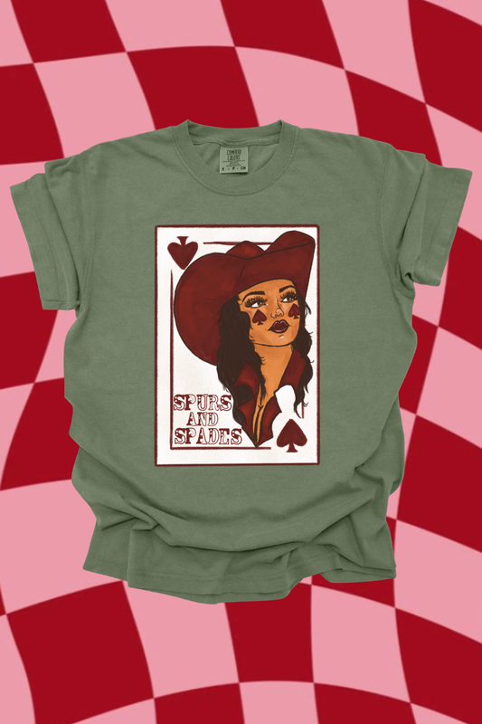 S&S Queen Of Spades Graphic Tee