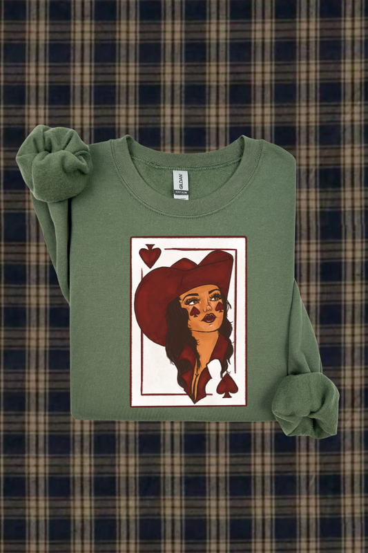 Queen Of Spades Sweatshirt