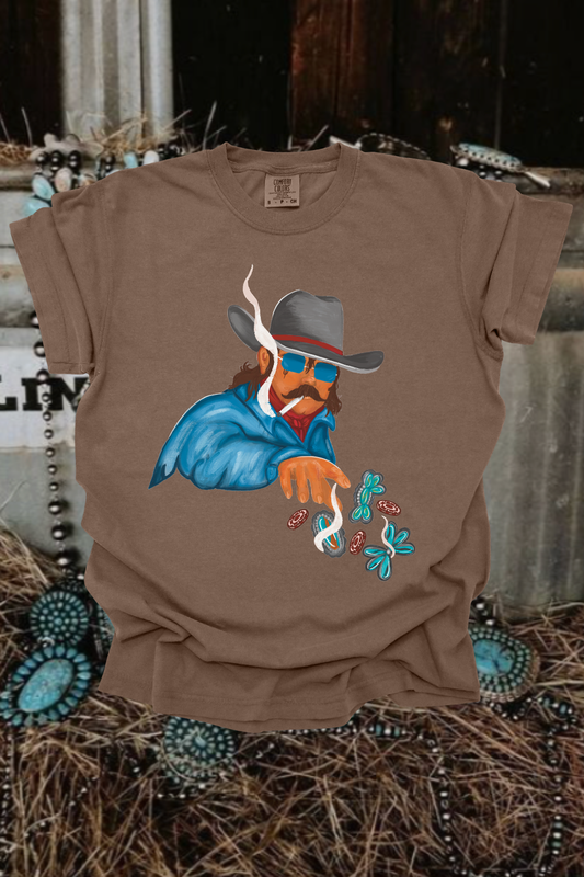Turquoise Slinger Graphic Tee