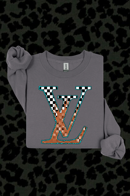 Checkered LV Sweatshirt