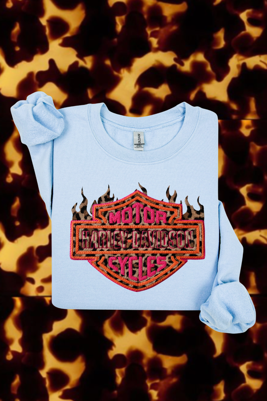 Crochet Cheetah Motors Sweatshirt