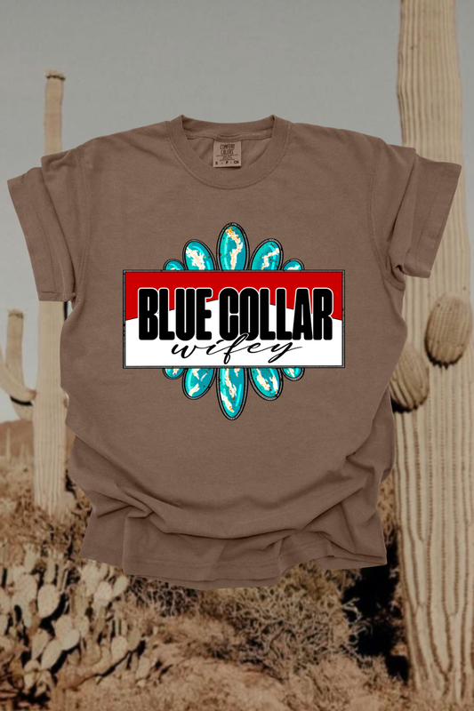 Blue Collar Wifey Graphic Tee
