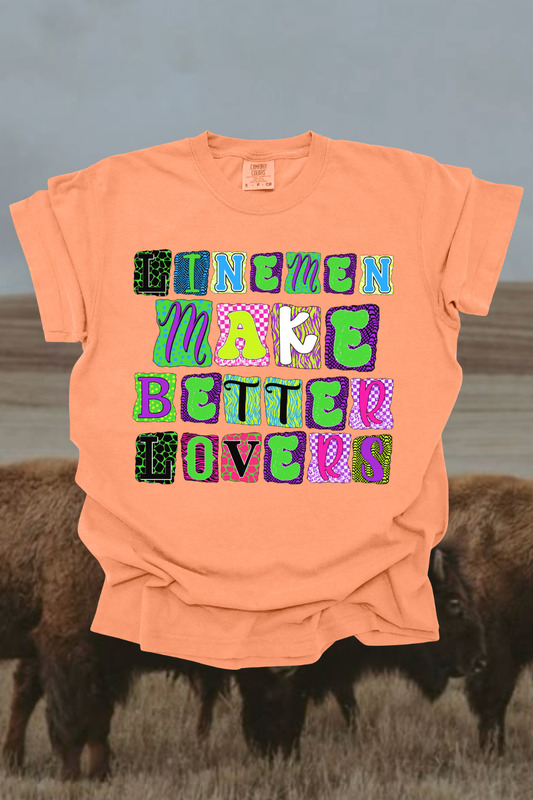 Lineman Make Better Lovers Graphic Tee