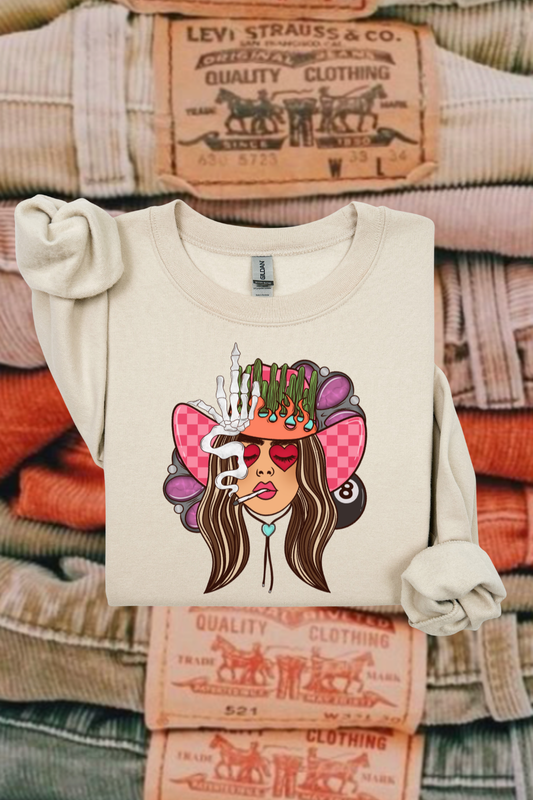 Heart Eyes & High Stakes Sweatshirt
