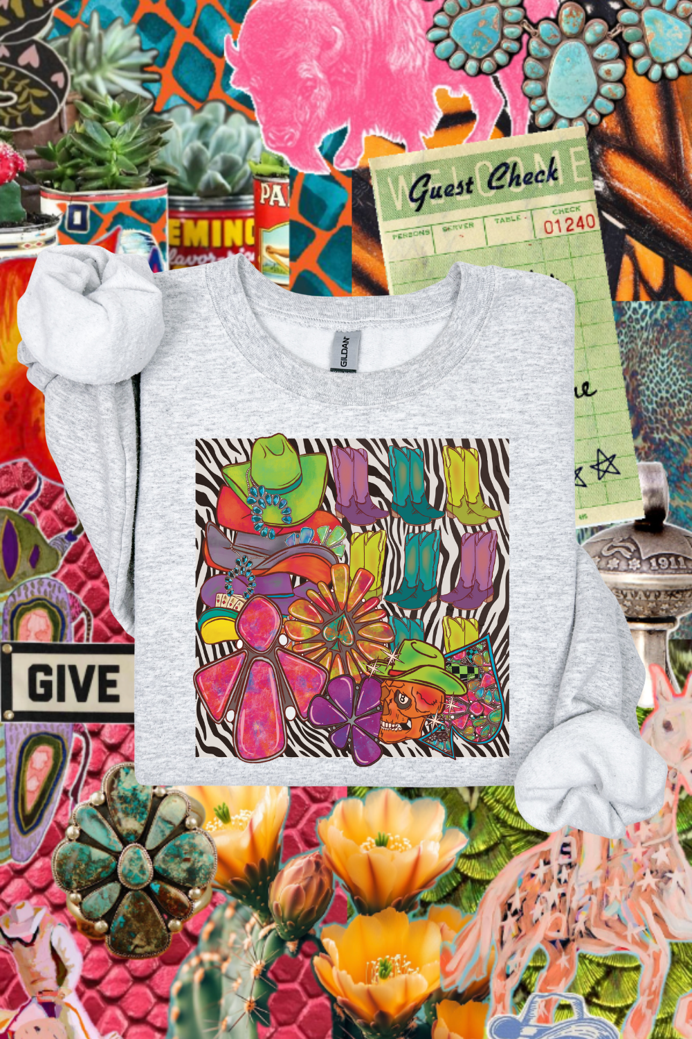 Funky Patchwork Sweatshirt