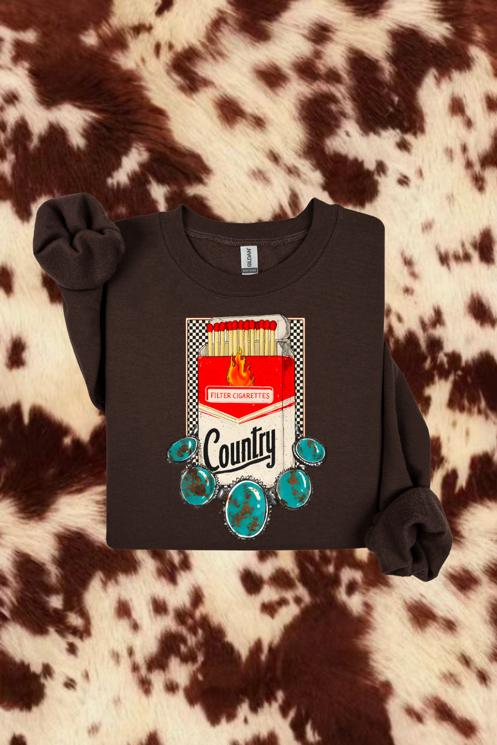 Turquoise Cigs Sweatshirt