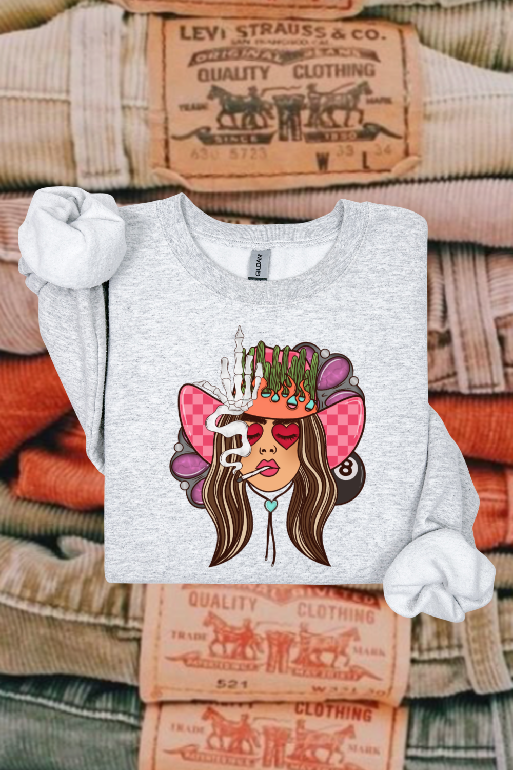 Heart Eyes & High Stakes Sweatshirt
