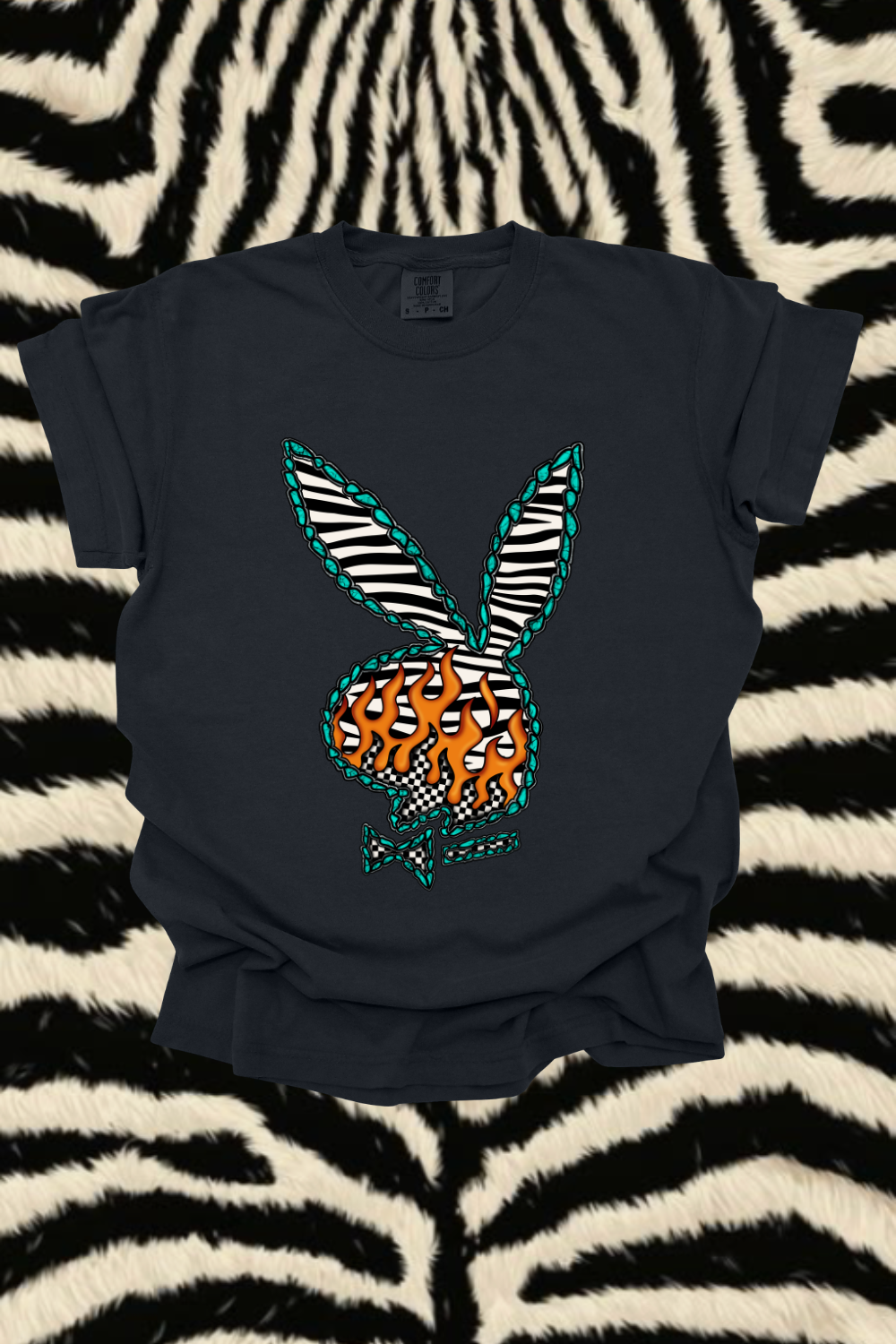 Zebra PB Bunny Graphic Tee