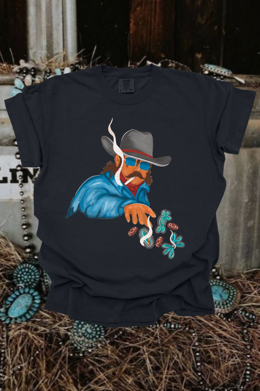 Turquoise Slinger Graphic Tee
