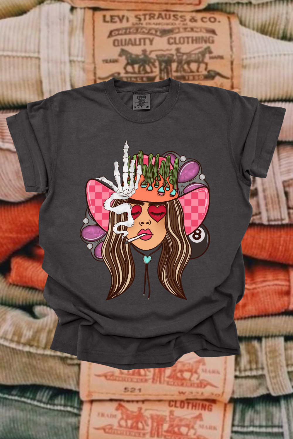 Heart Eyes & High Stakes Graphic Tee