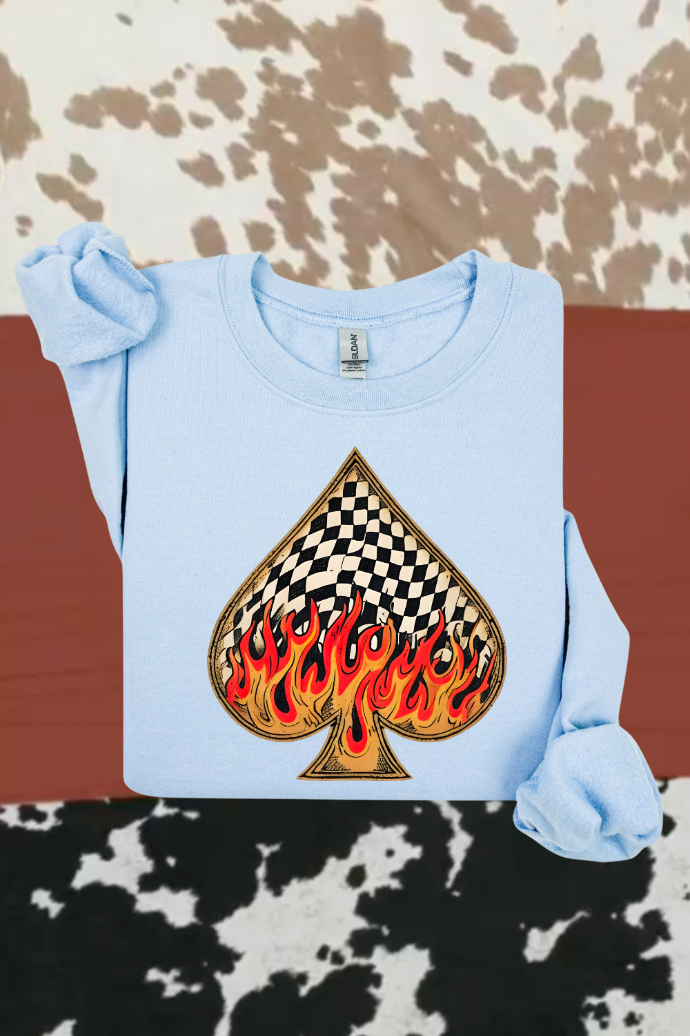 Flaming Spade Sweatshirt