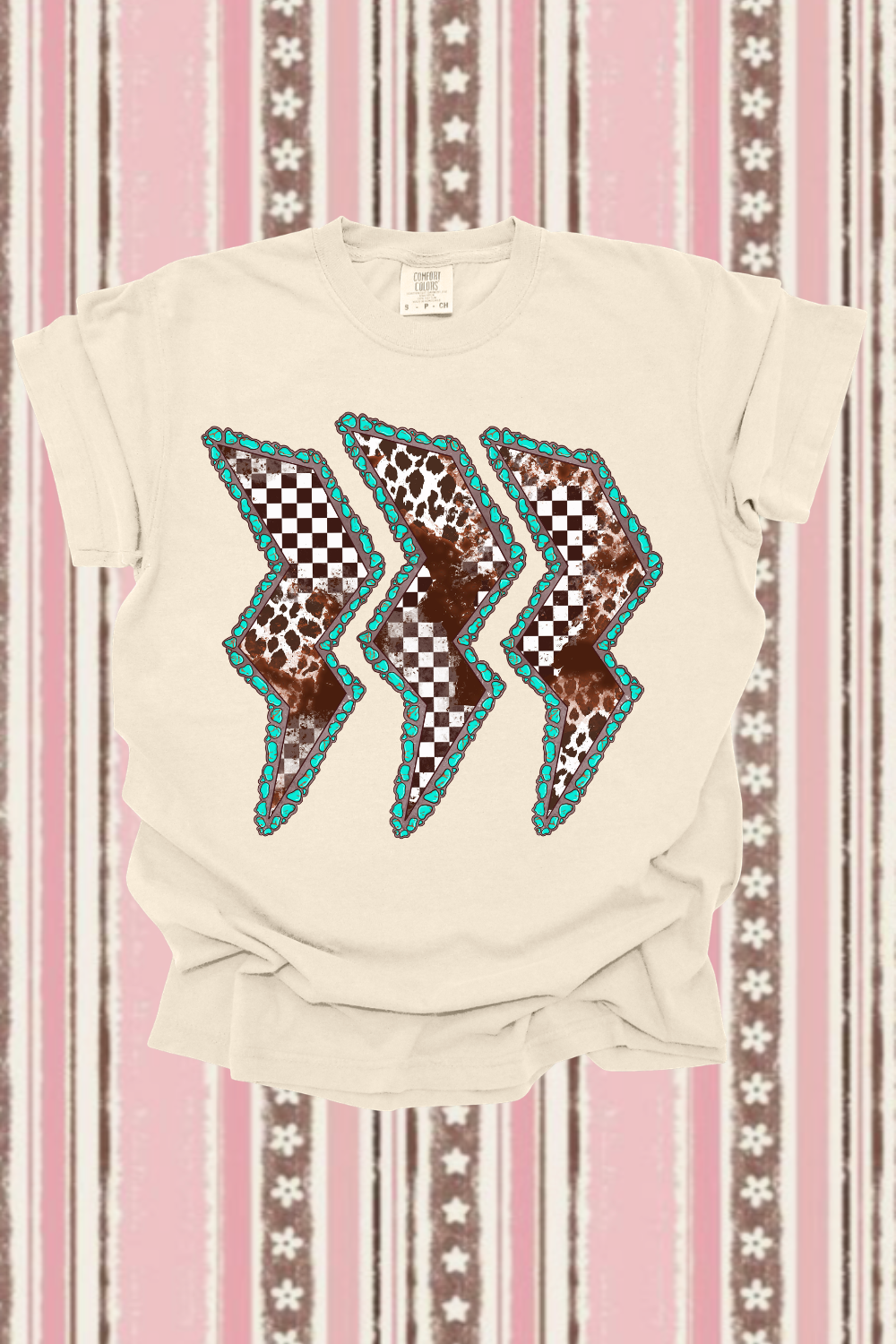 Cowhide Lighting Graphic Tee
