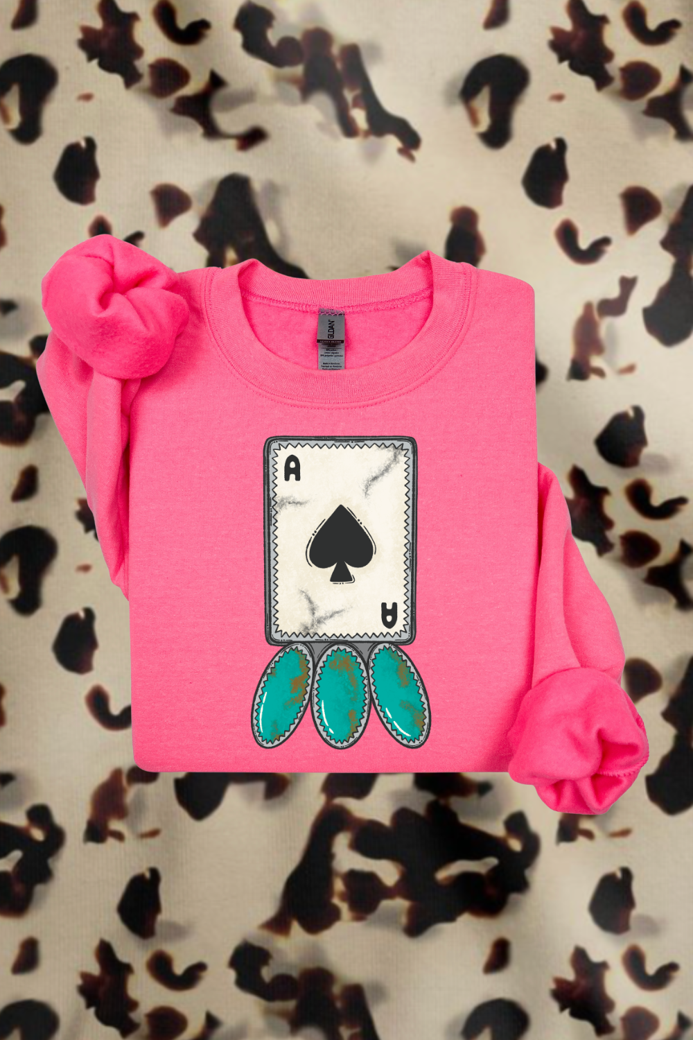 Turquoise Ace Sweatshirt