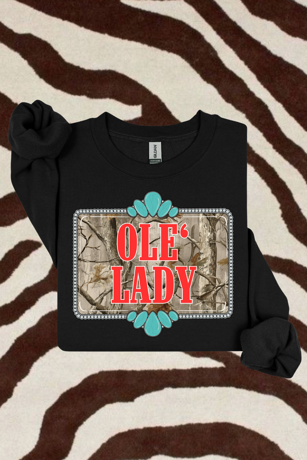 Ole' Lady Camo Sweatshirt