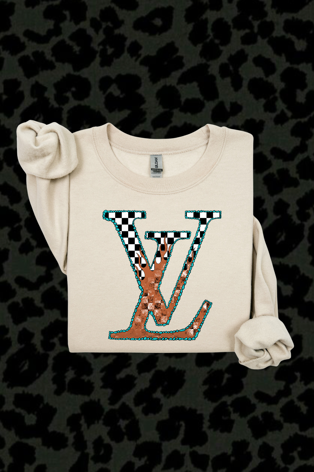 Checkered LV Sweatshirt