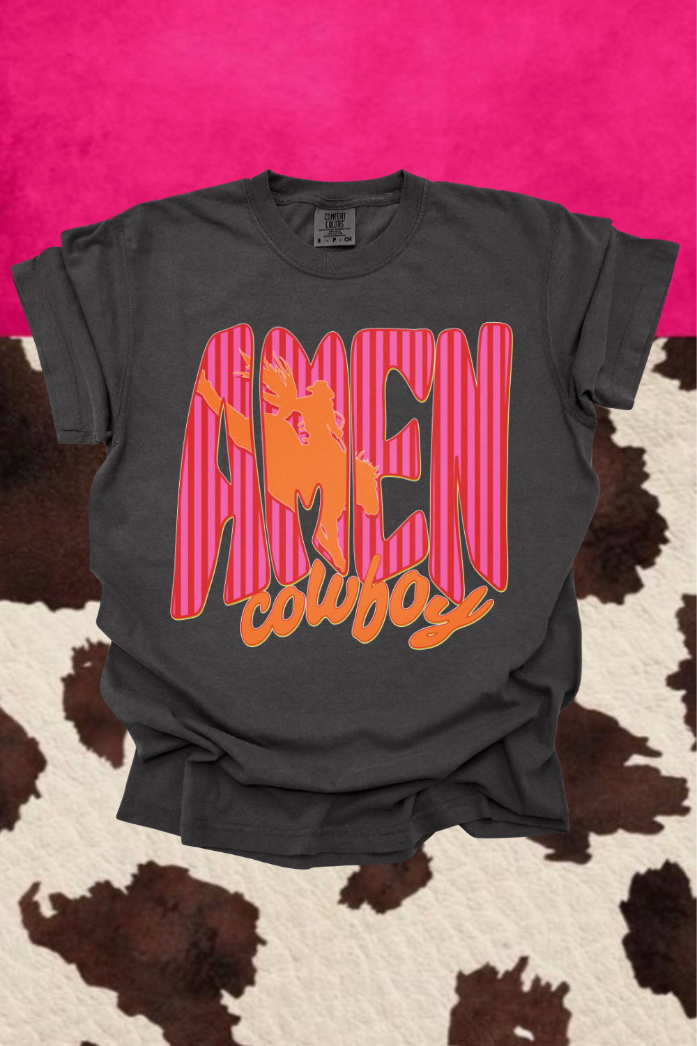 Groovy Amen Cowboy Graphic Tee