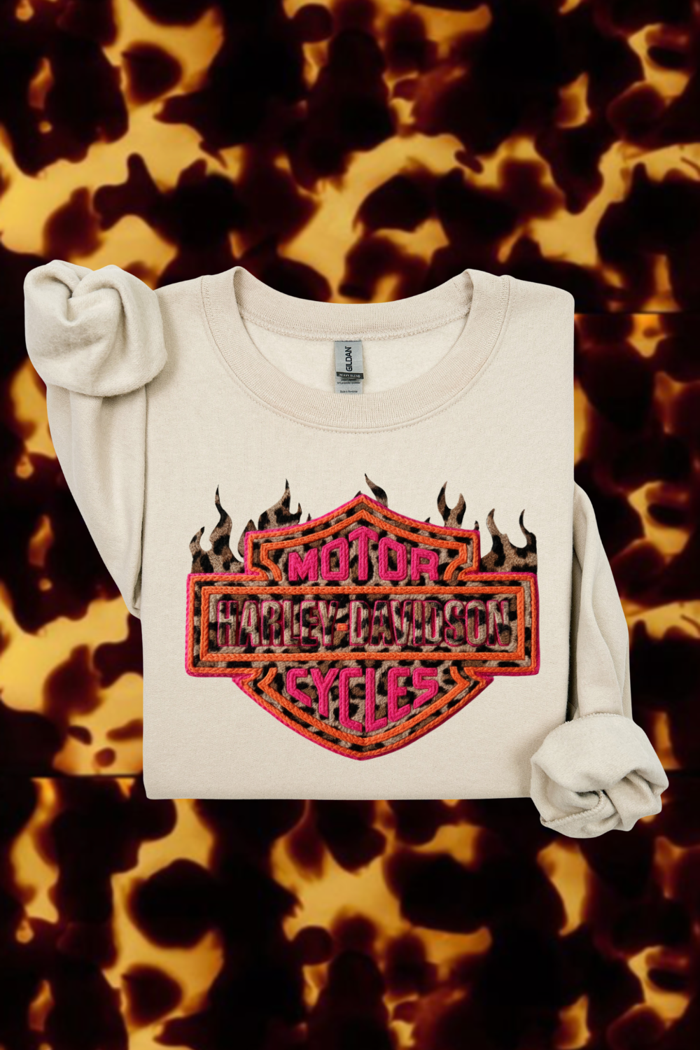 Crochet Cheetah Motors Sweatshirt