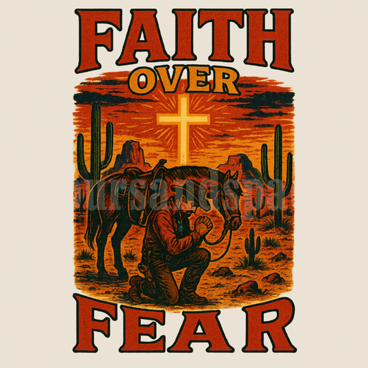 Faith Over Fear PNG