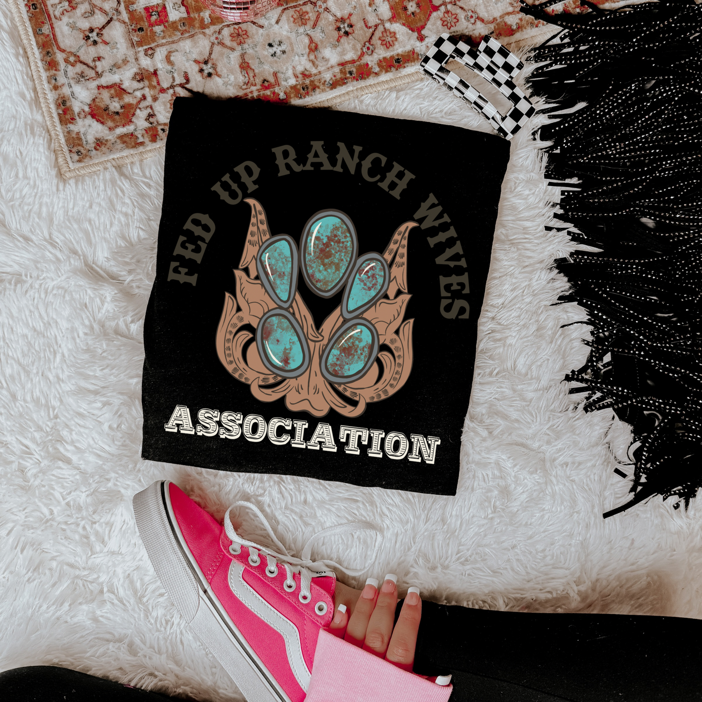 Fed Up Ranch Wives CC Graphic Tee