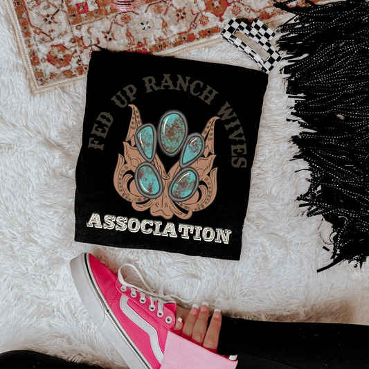 Fed Up Ranch Wives CC Graphic Tee