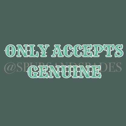 Only Accepts Genuine PNG