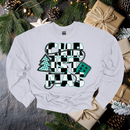 Checkered Christmas Crewneck