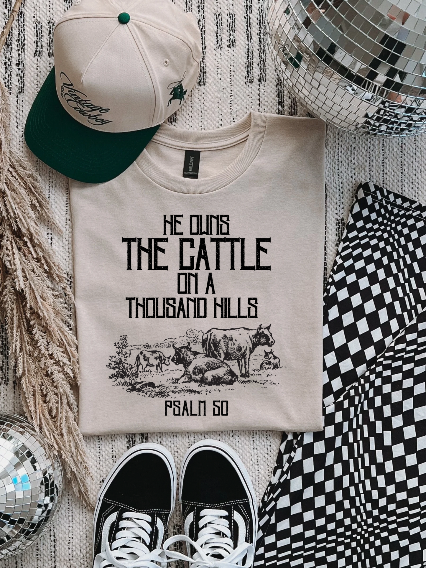 He Owns The Cattle Graphic Tee
