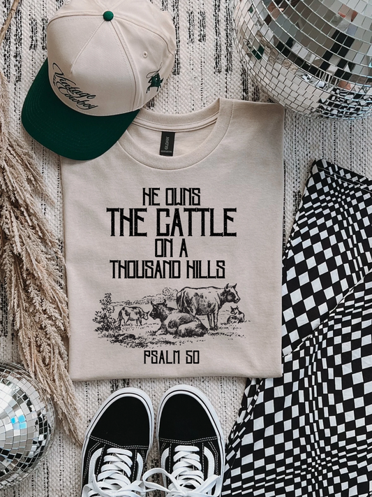He Owns The Cattle Graphic Tee