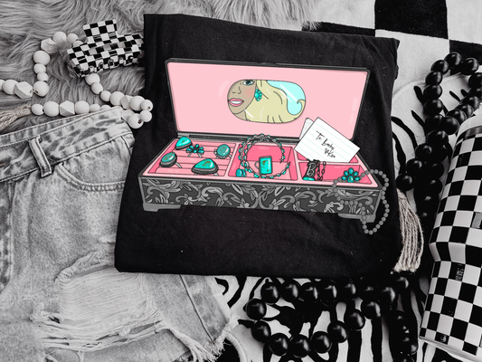 Barbie Jewelry Box CC Graphic Tee
