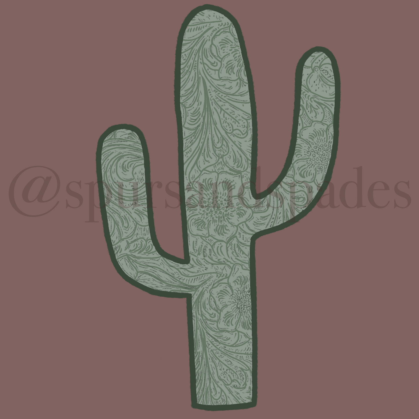 Tooled Cactus PNG