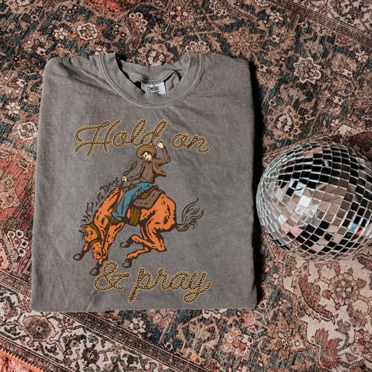 Hold On & Pray CC Graphic Tee