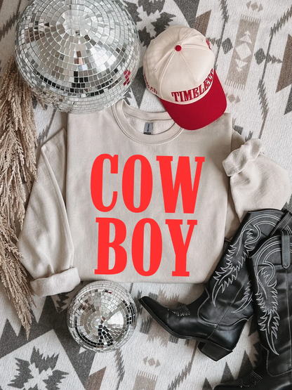 Cow Boy Crewneck