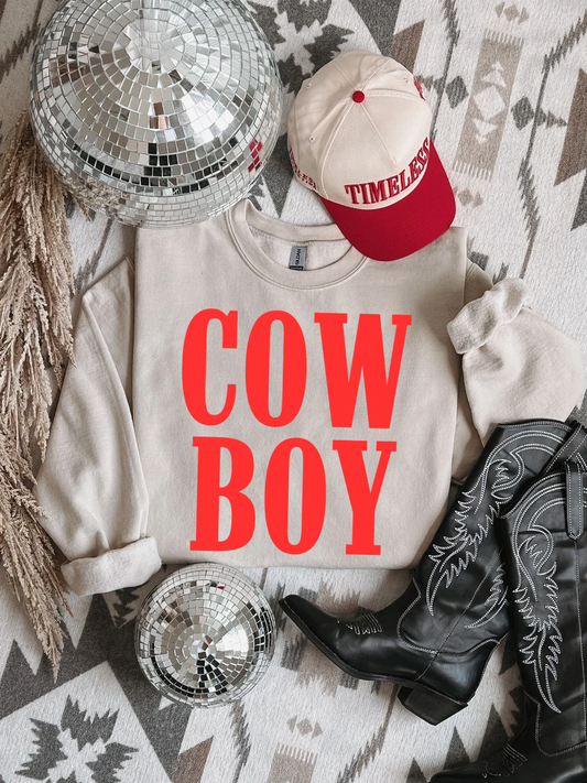 Cow Boy Crewneck