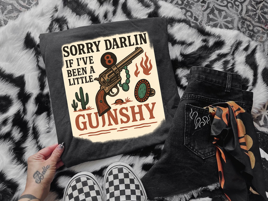Gunshy PNG Graphic Tee