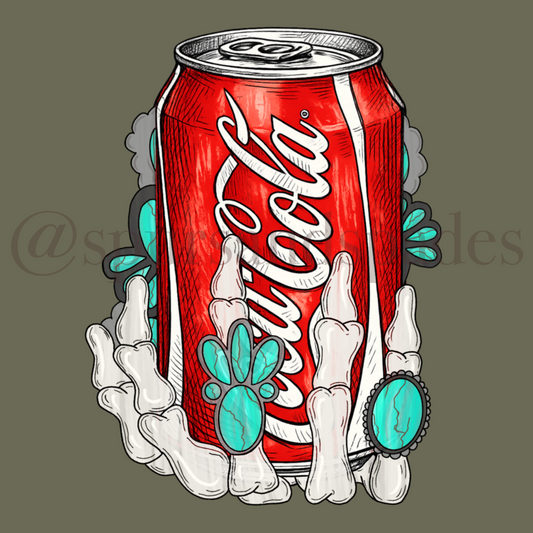Turquoise Coke PNG