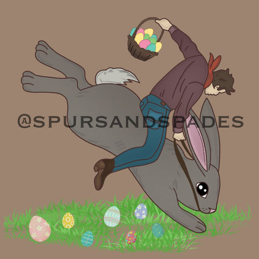 Buckin’ Bunny PNG